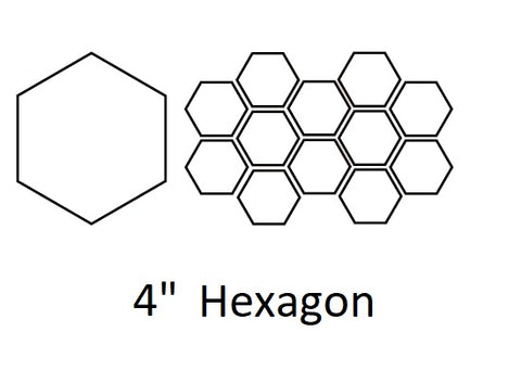 Clay Arabesque 4" Hexagon
