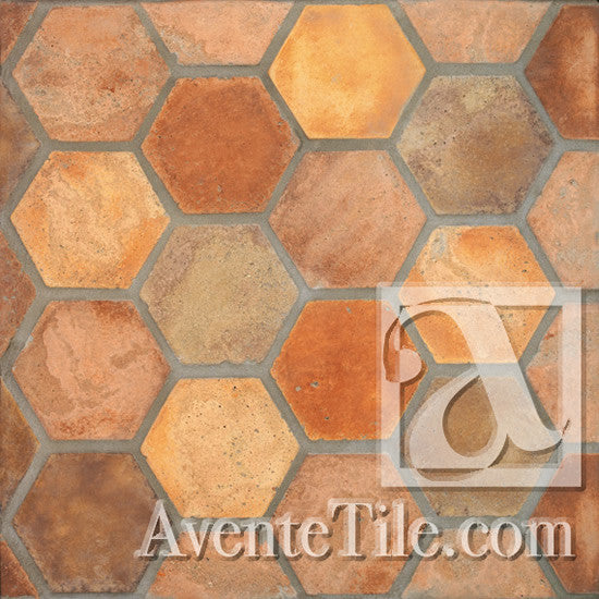 6-inch Hexagon in Normandy Cream