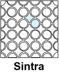 Arabesque Sintra Pattern Line Drawing