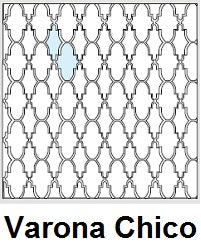 Arabesque Varona Chico Pattern Line Drawing