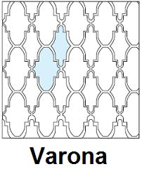 Arabesque Varona Pattern Line Drawing
