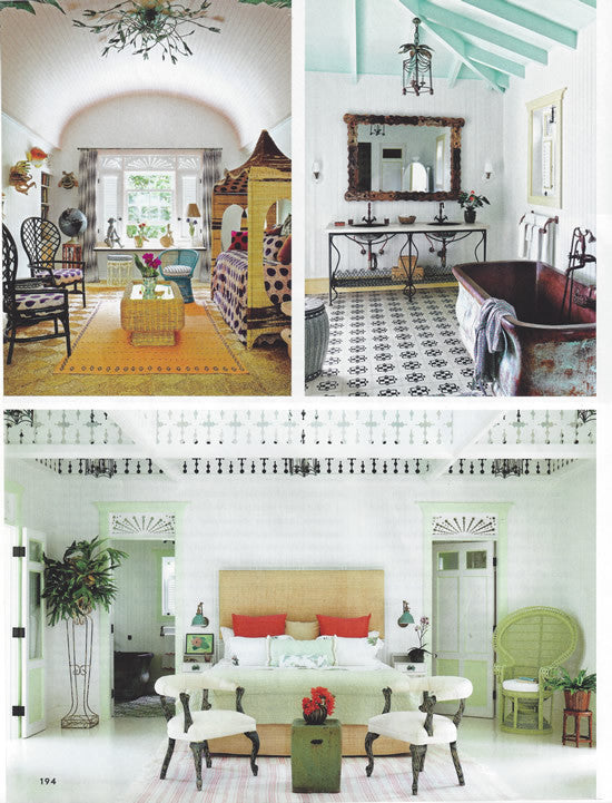 Architectural Digest Features Toscana Cement Tile Pattern