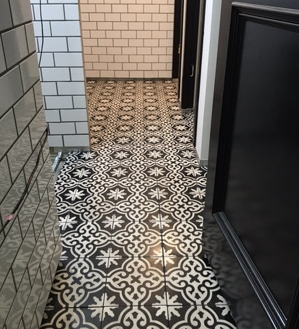 Favorite Black and White Cement Tile Installations – Avente Tile