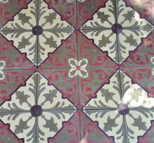 Cement tiles come with slight imperfections because they are handmade
