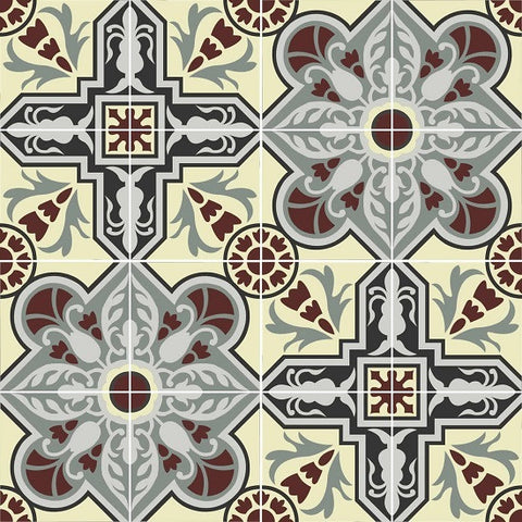 One Rendering of the Proposed Cement Tile Backsplash for the Kitchen Backsplash