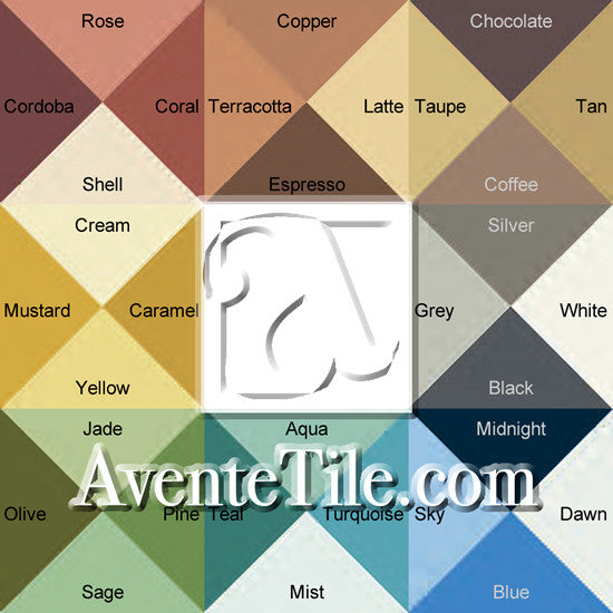 Classic Color Board with Color Names