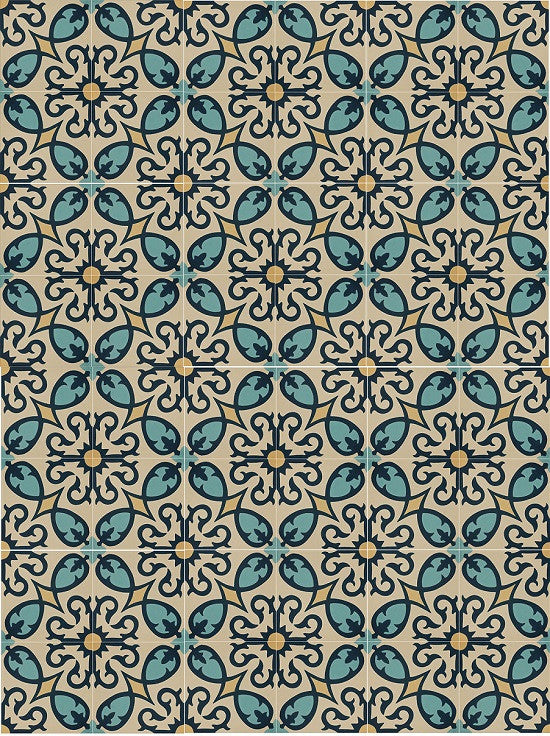 Cement Tile Pattern: Classic Firenze A