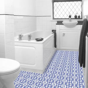 Classic Fez Cement Tile Bath Exudes Style