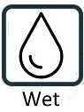 Application Icon: Tile is Suitable for Wet Locations