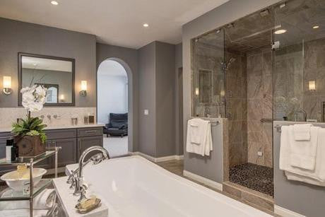 Recent bath remodeling project by Remodel Works.