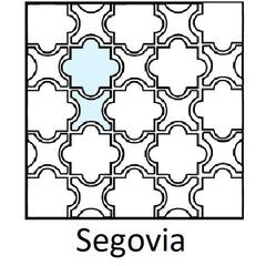 Arabesque Segovia Pattern Line Drawing