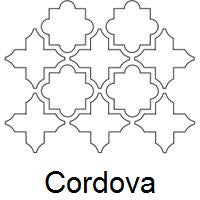 Arabesque Cordova Line Drawing