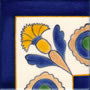 Cande Laria Hand-Painted Ceramic Tile