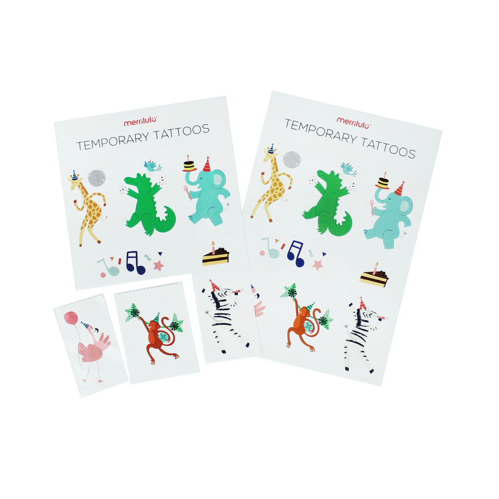 Party Animals - Tattoos, 2 sheets