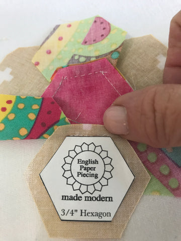 Tutorial: English Paper Piecing Travel Kit, Hexies Part 3