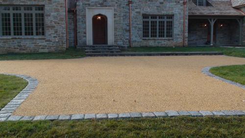 Gravel Lok installed on a driveway