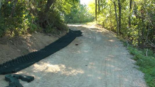 SlopeGrid Installed on Hillside