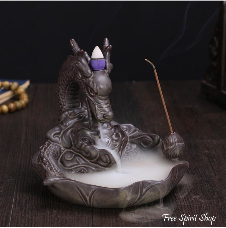 Ceramic Buddhist Incense Burner Bowl