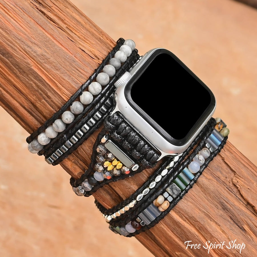 Bohemian Glow Vegan Leather Band for Apple Watch