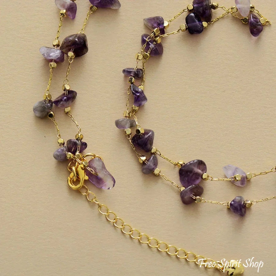 Amethyst Flat Gem Beads, Beads, Gemstone Necklace, Natural Stone Chain,  Necklace, 15x20mm - Yahoo Shopping