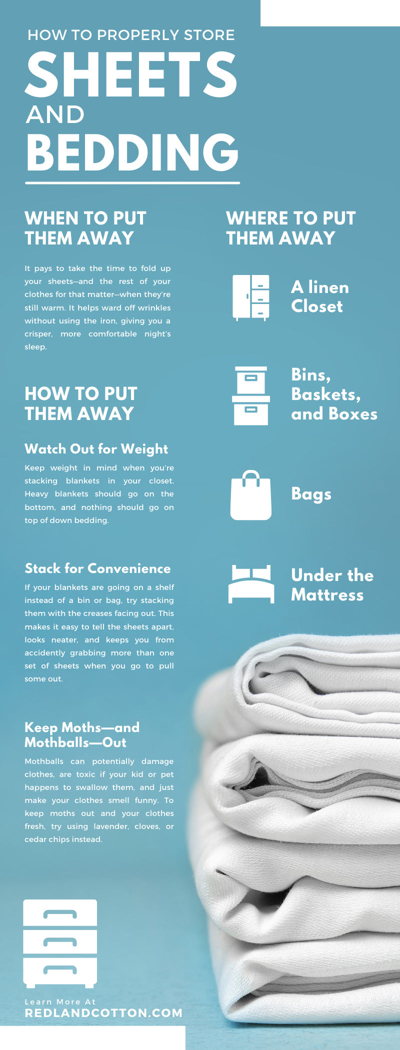 How To Properly Store Sheets and Bedding