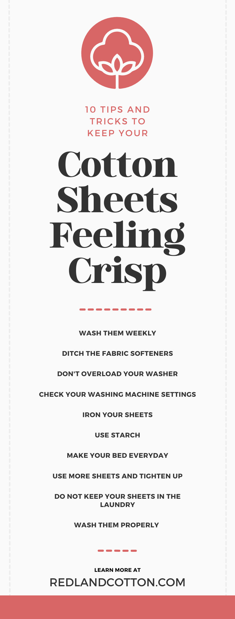 10 Tips and Tricks To Keep Your Cotton Sheets Feeling Crisp