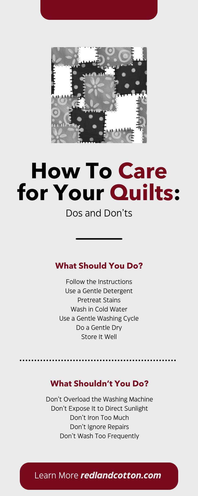 How To Care for Your Quilts: Dos and Don’ts
