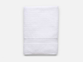 Sweet South by 1888 Mills 4 Piece Bath Towel Set White, Made in The USA  Cotton