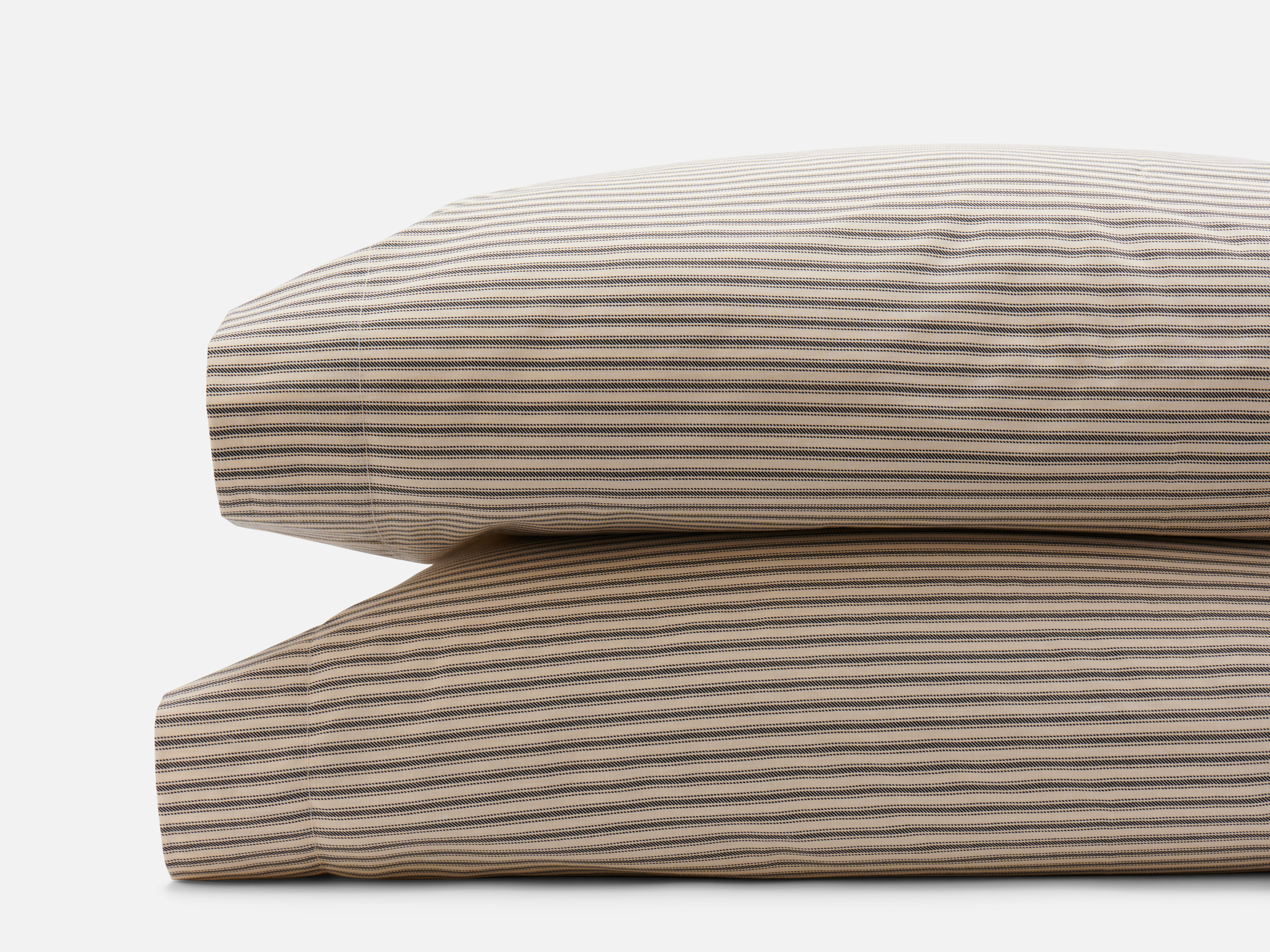 Ticking Stripe Pillowcase Sets - Standard: 20"x33"