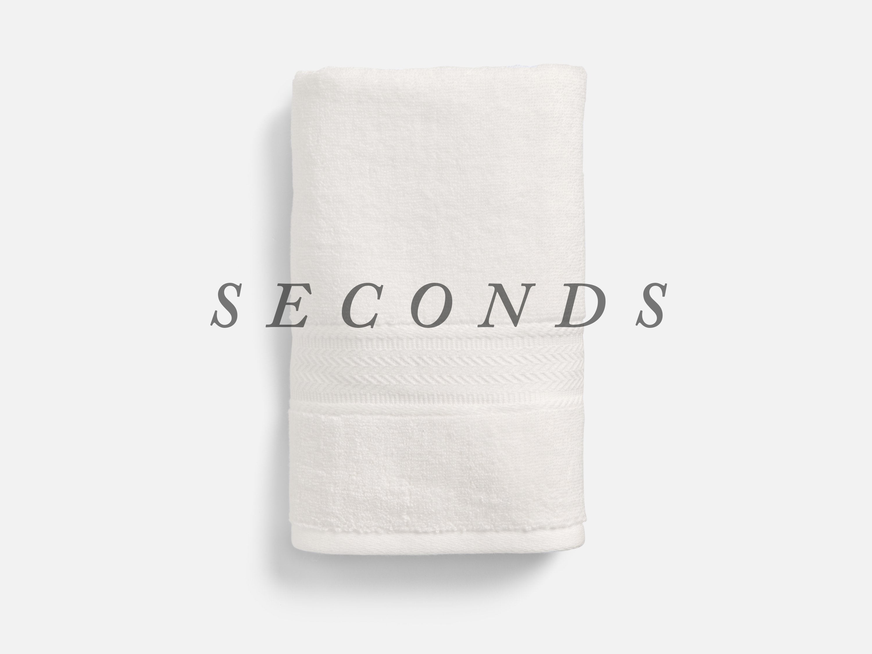 Seconds Hand Towels - white