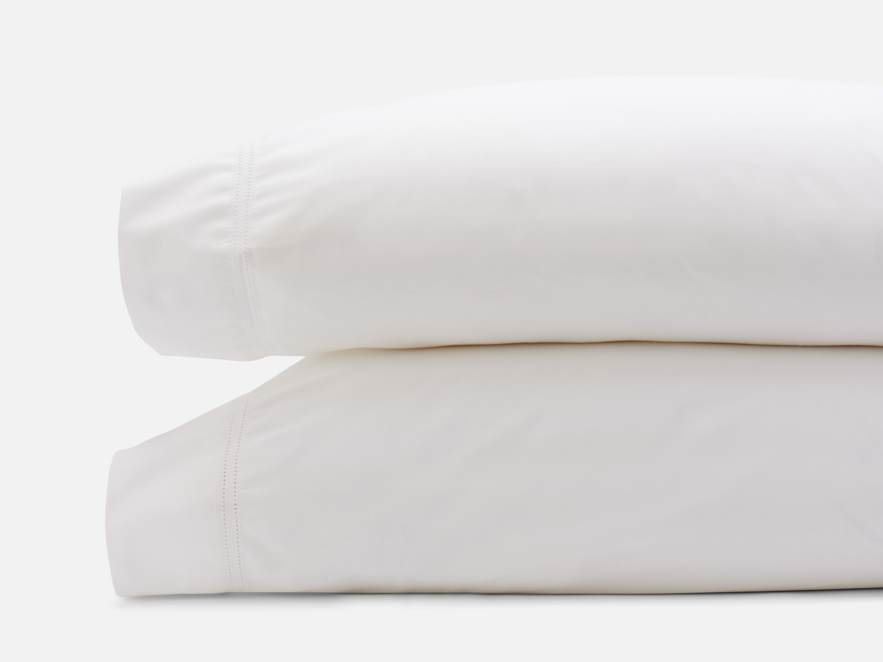 Hemstitched Pillowcase Sets - Standard: 20"x33" / Natural