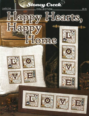 Stoney Creek Happy Hearts, Happy Home cross stitch pattern