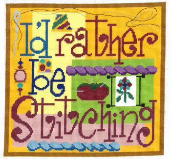 I'd Rather Be Fishing Stocking by Kooler Design Studio