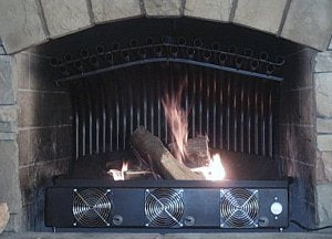 Fireplace Grate Heater for Wood Burning Fireplaces