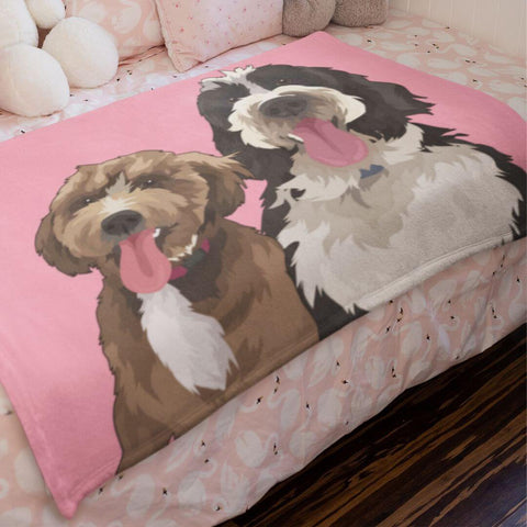 Custom Swedish Lapphund Blanket