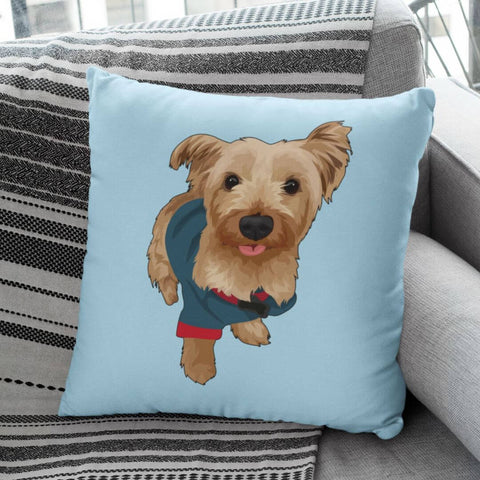 Custom Norwegian Buhund Pillow