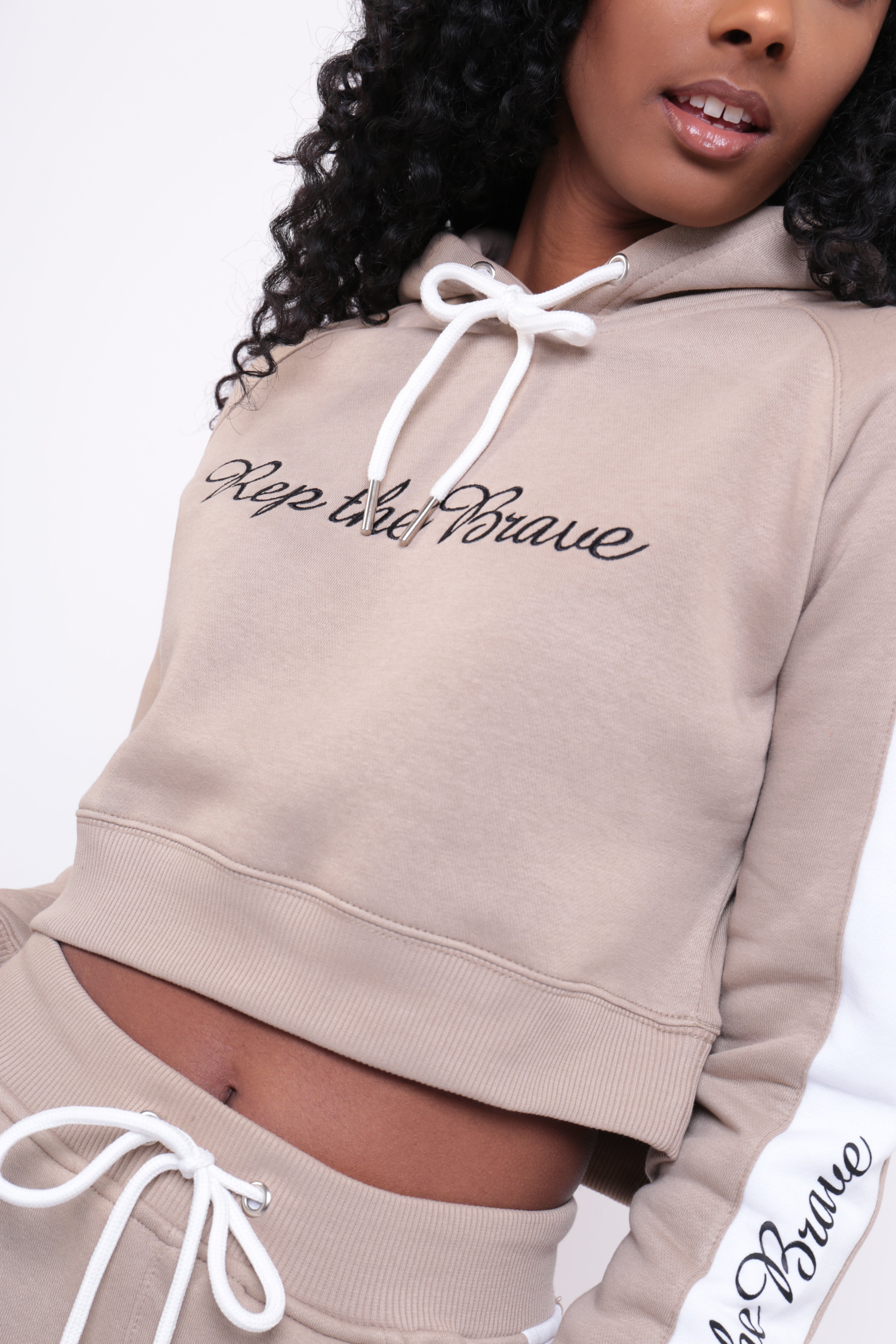 REPTHEBRAVE NUDE TRACKSUIT CO-ORD TOP â Brave Dope Clothing