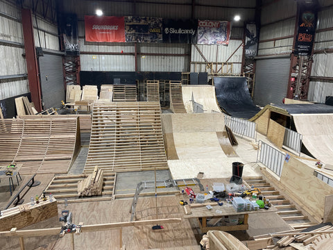 RampFest Construction by Universal Ramps - Main Park Underway