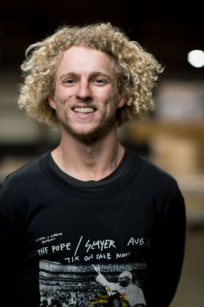 portrait of Harrison Fuller at Melbourne's Rampfest Skatepark