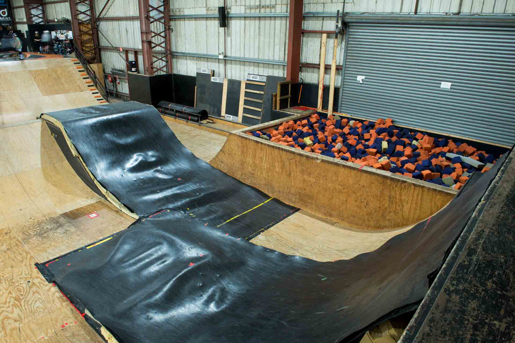RampFest Foam Pit and training section.