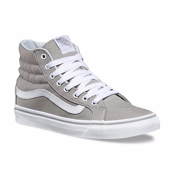 vans sk8 hi slim drizzle true white