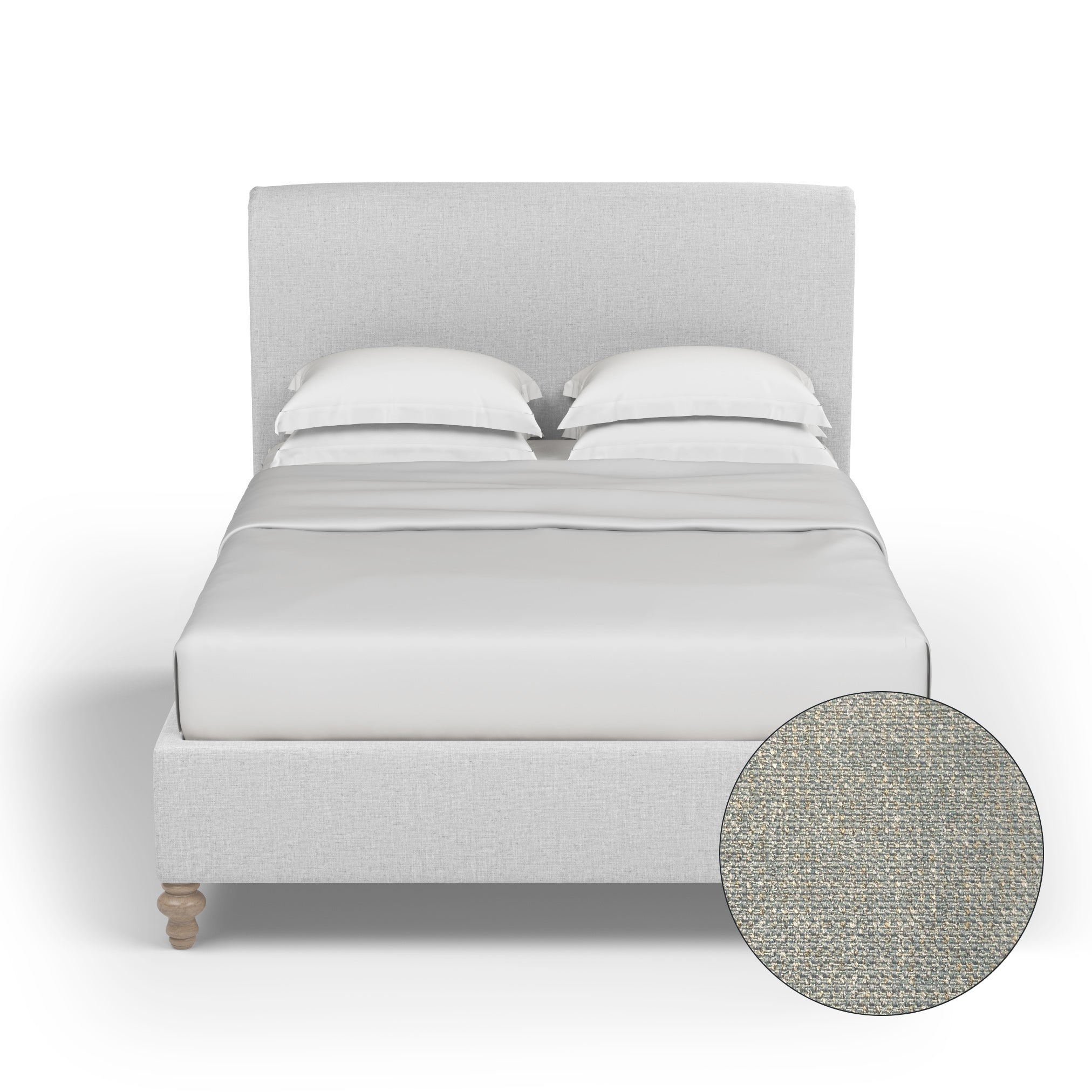 Haze Basketweave Liberty Panel Bed