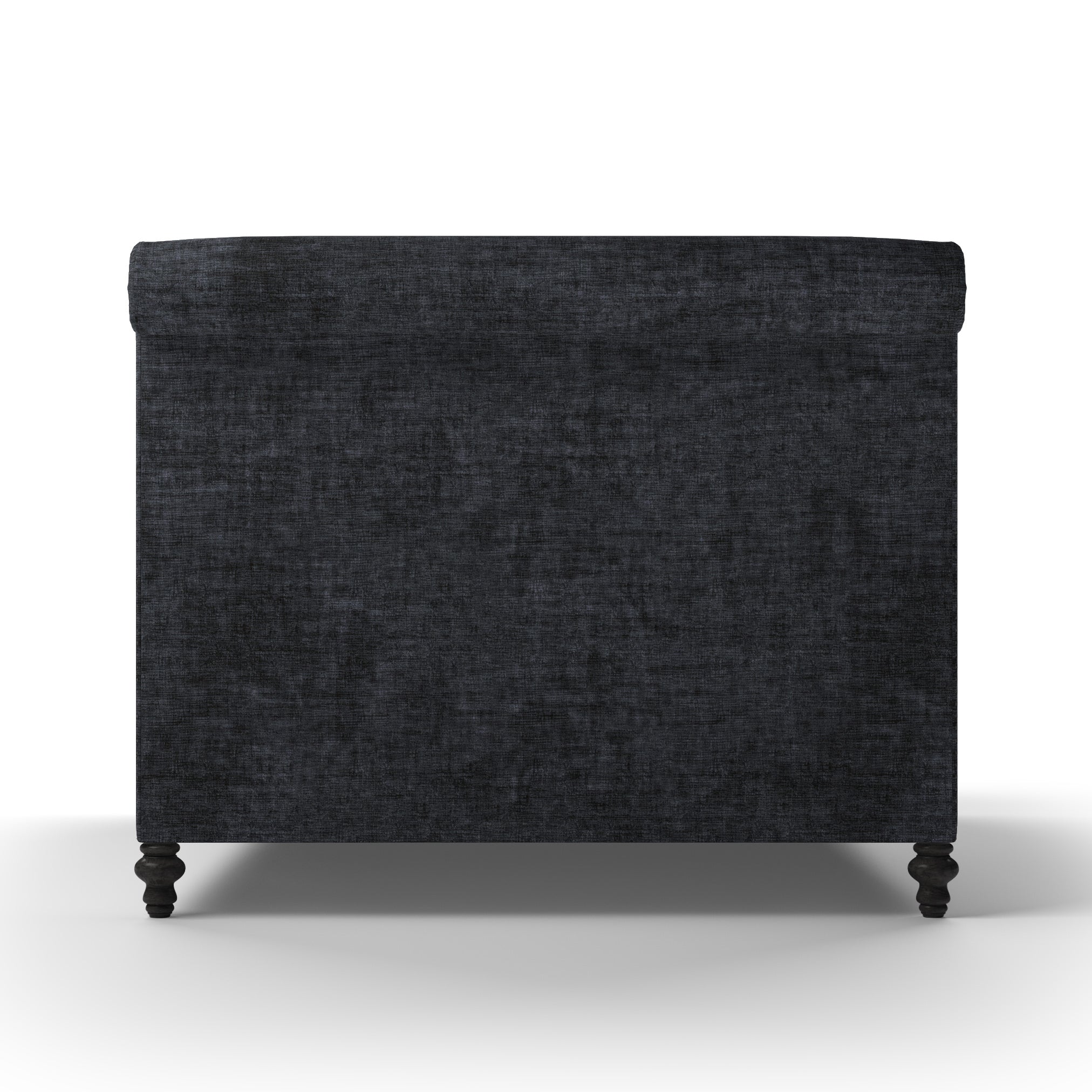 Graphite Crushed Velvet Liberty Panel Bed