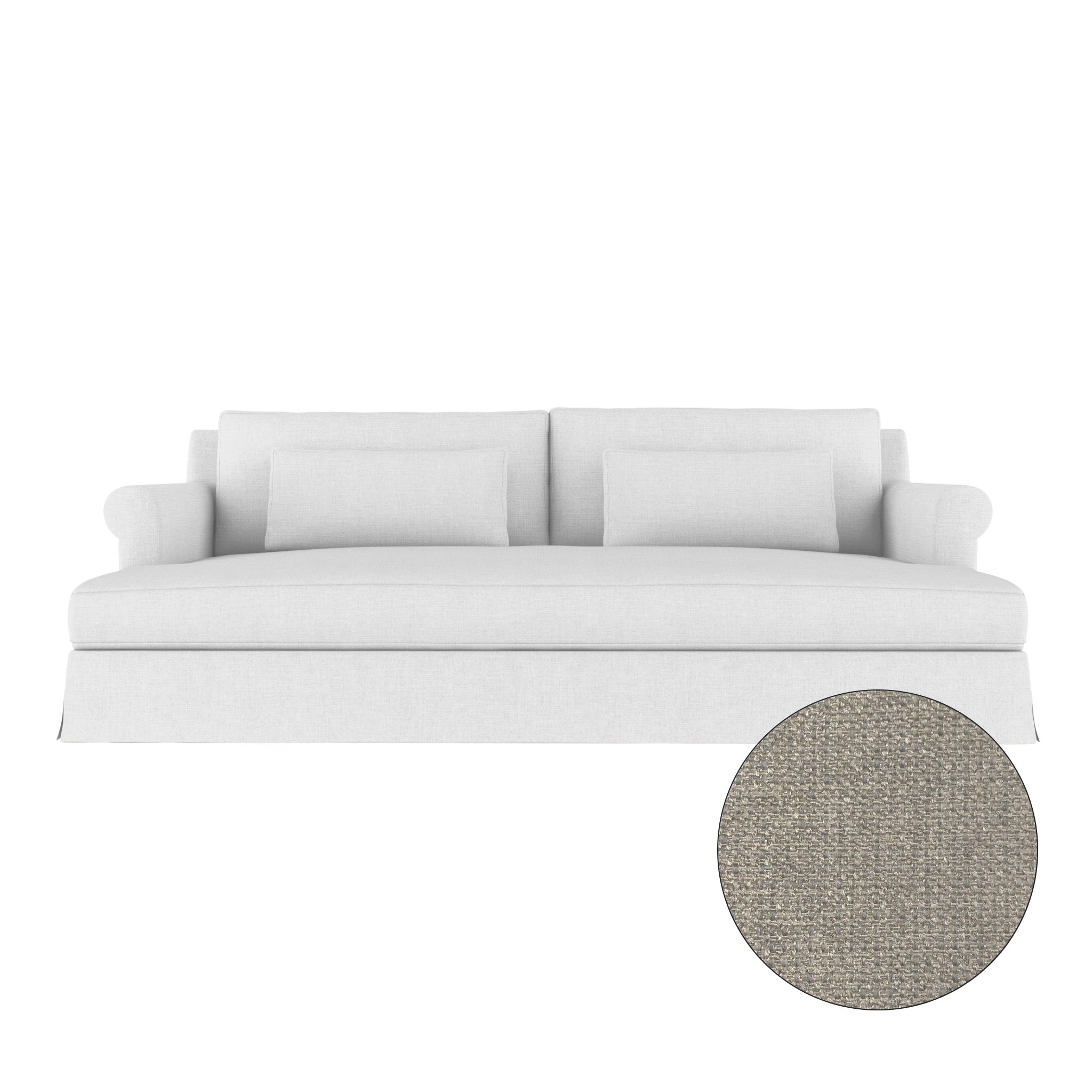 Ludlow Daybed - Silver Streak Basketweave