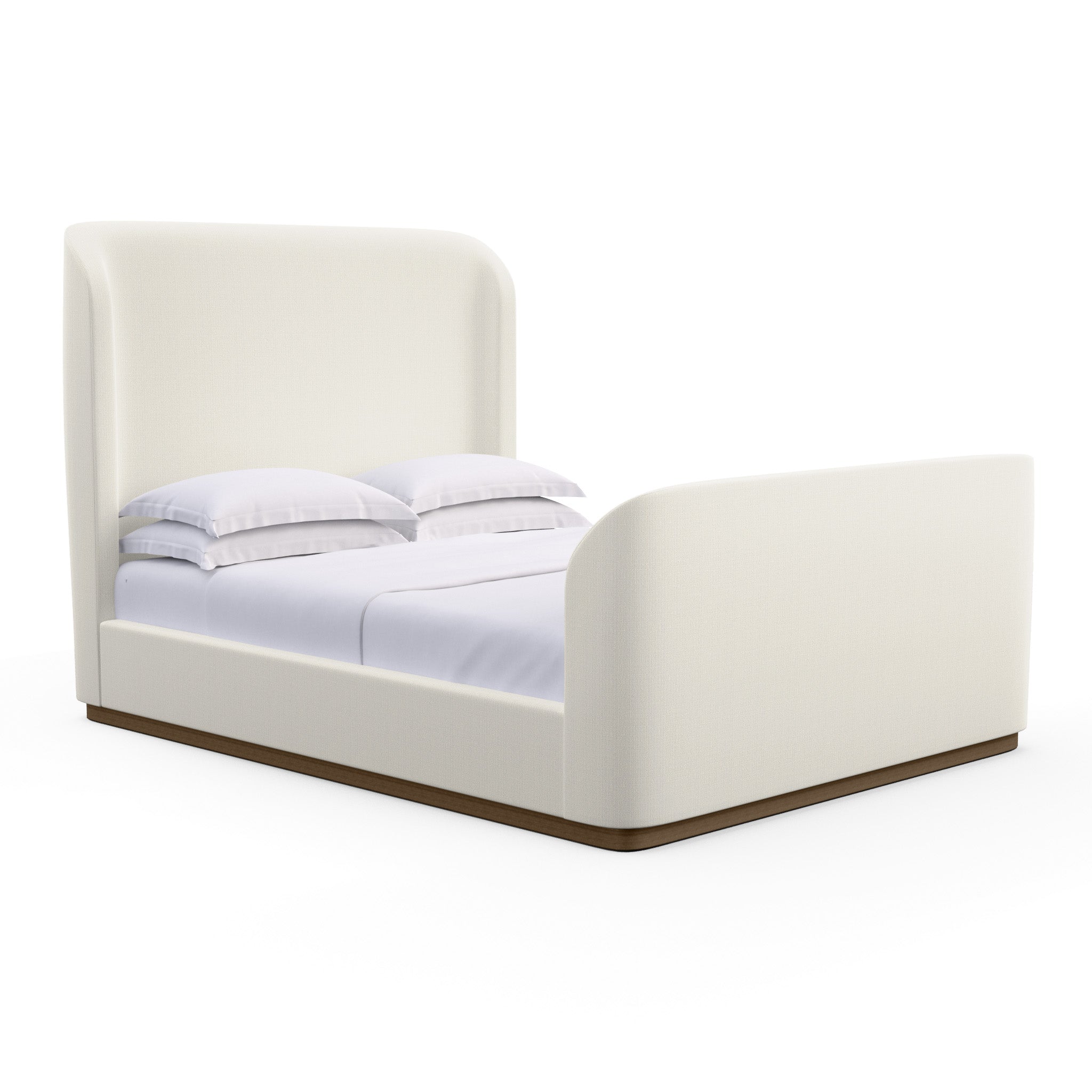 Barrow Shelter Bed - Alabaster Box Weave Linen