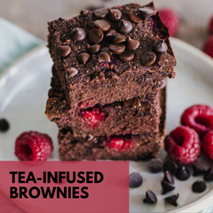 tea-infused brownies