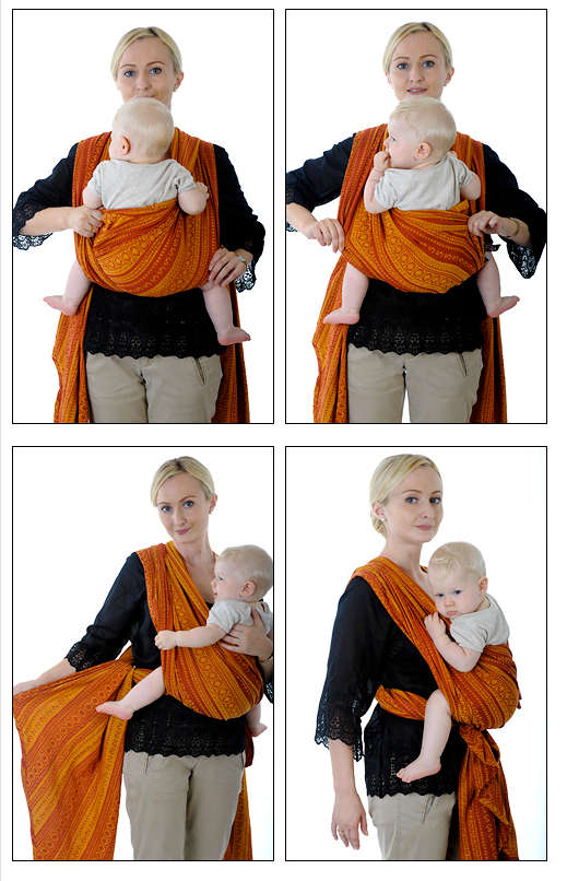 how to tie a baby sling