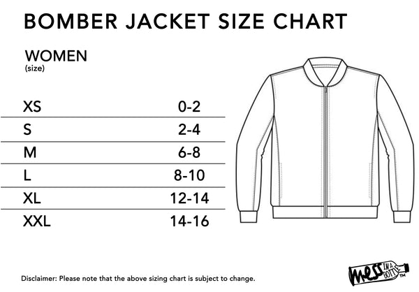 Unisex Size Chart Jacket