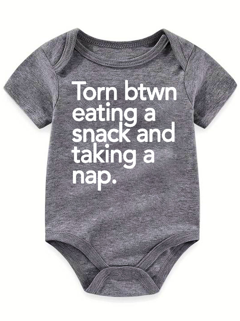 Torn between eating a snack and taking a nap (kids)