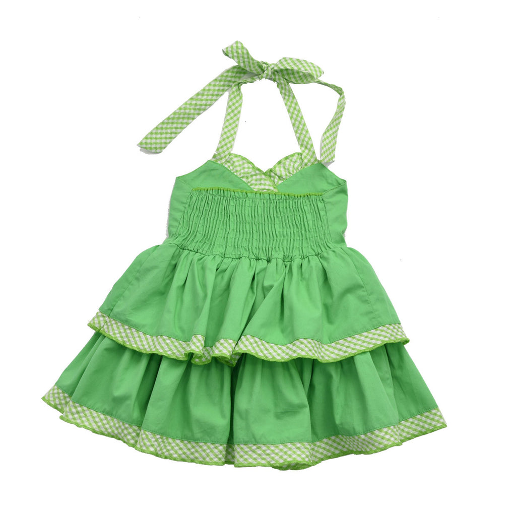 LITTLE BALLERINA DRESS- GREEN – leleforkids